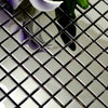 Mirrored Silver Metal Ceramic Mosaic Tile-300*300*8mm-11sheets-1m2