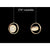 Pendant-Crystal Glass Pendant light with Rotating Ring-2010-1,3 & 5 rings(Rose Gold) with matching wall lights