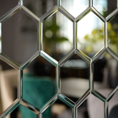 Mirrored Hexagonal Wall Tiles-200*200*4mm-25sheets-1m2