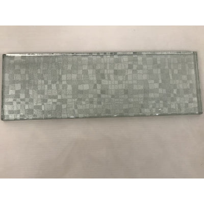 Olive Green Chequered Glass Mosaic Tiles [Jb-S1] - Glass Mosaics