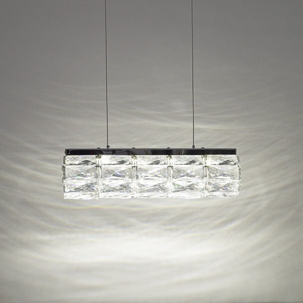 Bar Crystallic Colour changing LED Incorporated suspended Ceiling light (H89341-8)