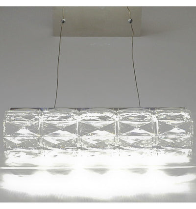 Bar Crystallic Colour changing LED Incorporated suspended Ceiling light (H89341-8)