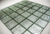 Silver Glint Glass Mosaic Tile