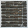 Brown Crackle-effect Glass Mosaic Tile | 1 sheet 300x300x8mm | 11 sheets 1sqm