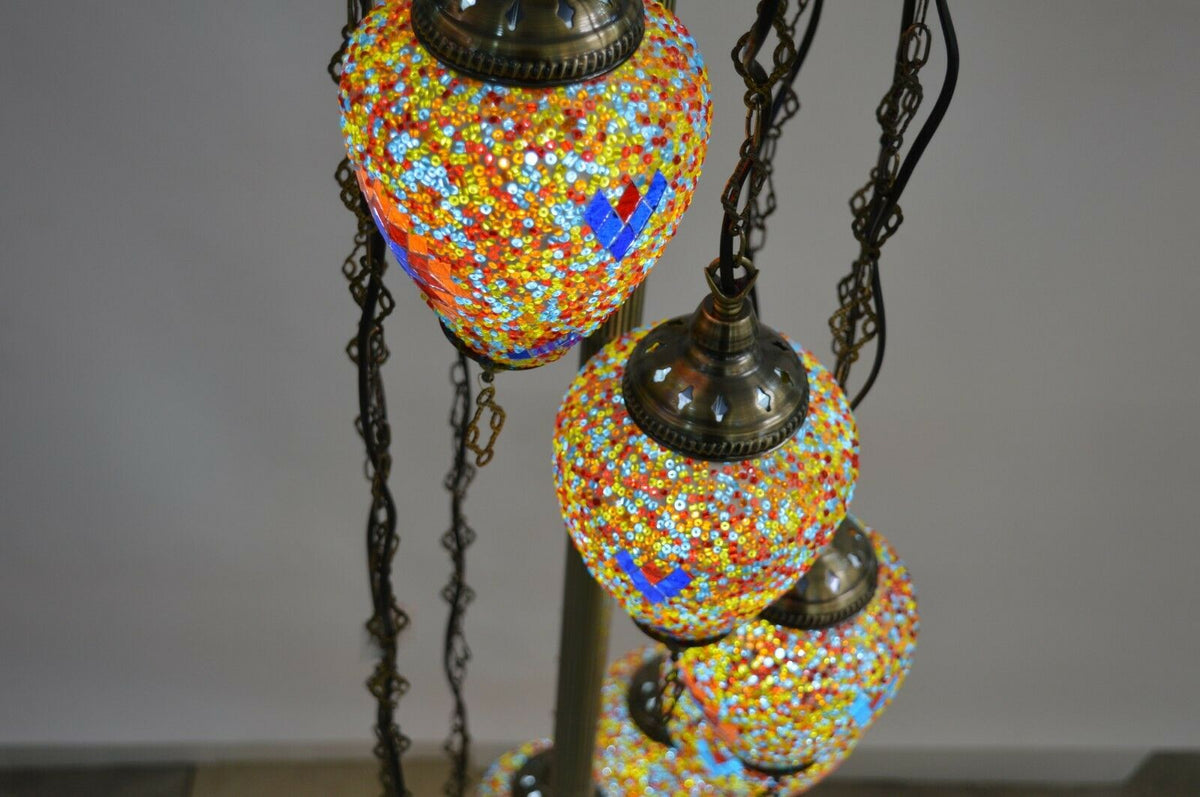 Turkish style tall free standing lamp [88656-9T]