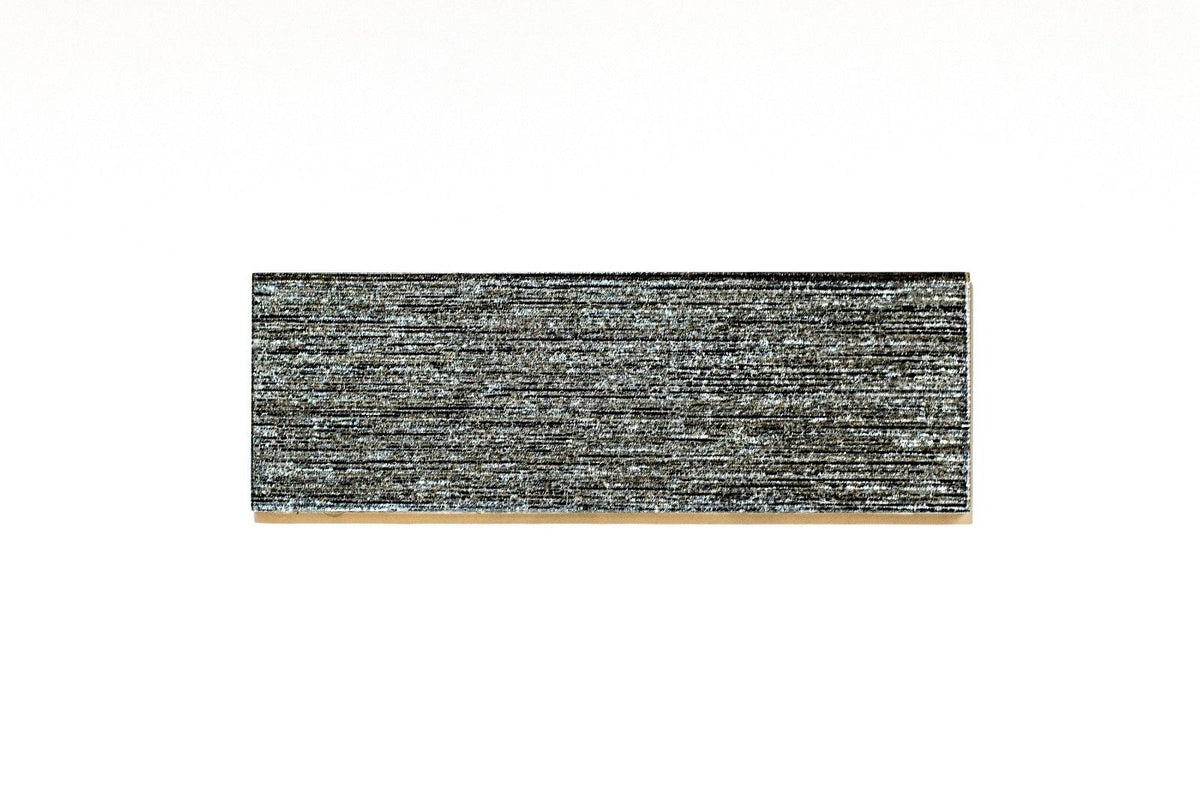 Dark Grey Slate/Metro Shimmering Glass Mosaic Tile | 1 sheet 30cmx10cm&8mm | 33 sheets 1sqm