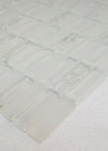 White Crack-effect Glass Mosaic Tile | 1 sheet 300 x 300 x 8mm | 11 sheets 1sqm