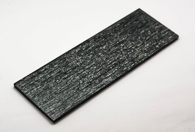 Silver Slate/Metro Shimmering Glass Mosaic Tile | 1 sheet 30cmx10cm&8mm | 33 sheets 1sqm