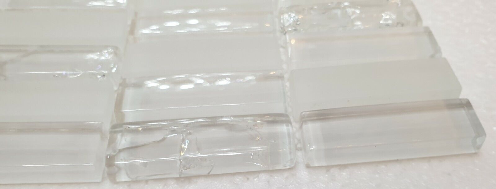 Brown Crackle-effect Glass Mosaic Tile | 1 sheet 300x300x8mm | 11 sheets 1sqm-JM03