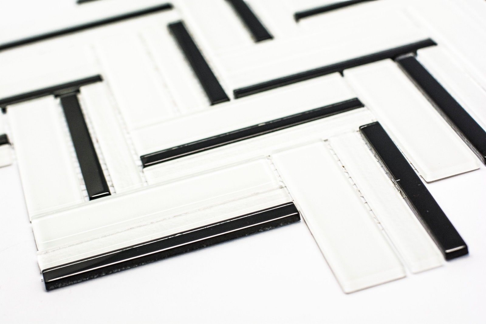 Zebra Glass Mosaic Tile | 1 sheet 30cmx30cm&8mm | 11 sheets 1sqm-PT-GV1