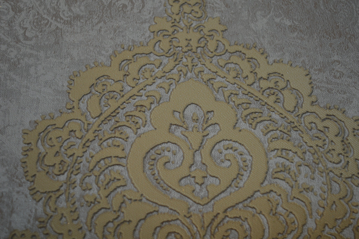 Lucca Secret Palace Cream & Grey Wallpapers  - DK.21651-3 & 4