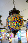 Large Globe Turkish Pendant Light