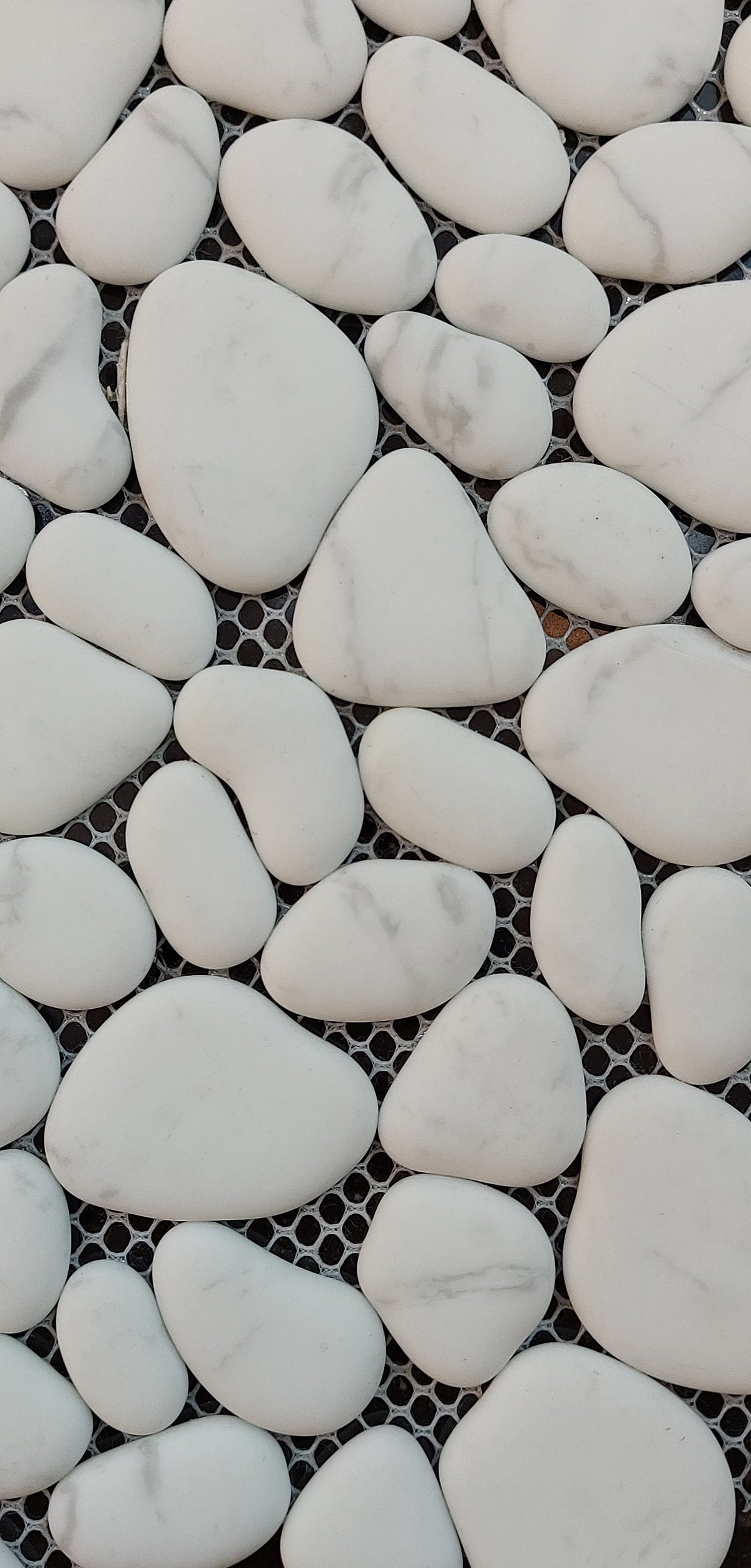 White Stone Pebbles Mosaics-300*300*8mm-11sheets-1m2-DXMQ2