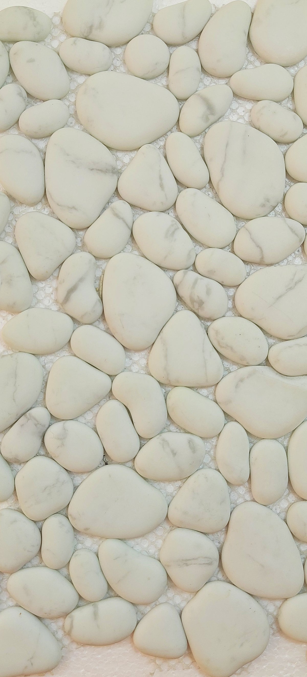 White Stone Pebbles Mosaics-300*300*8mm-11sheets-1m2-DXMQ2