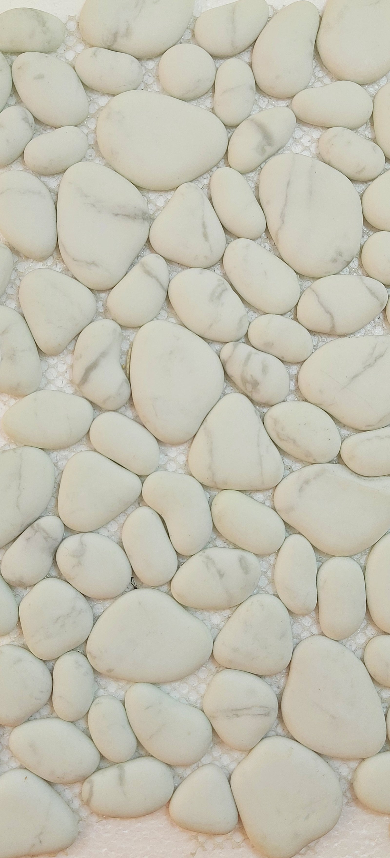 White Stone Pebbles Mosaics-300*300*8mm-11sheets-1m2-DXMQ2