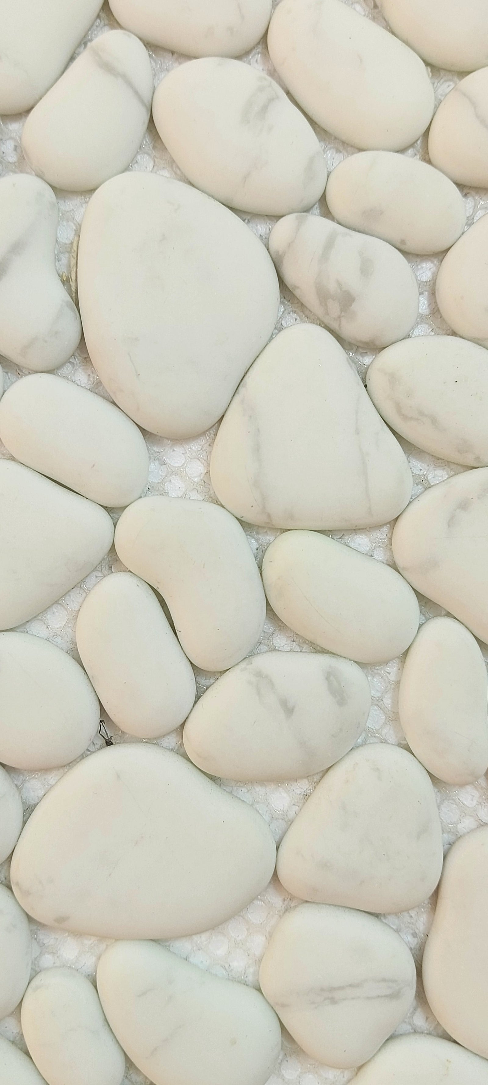 White Stone Pebbles Mosaics-300*300*8mm-11sheets-1m2-DXMQ2